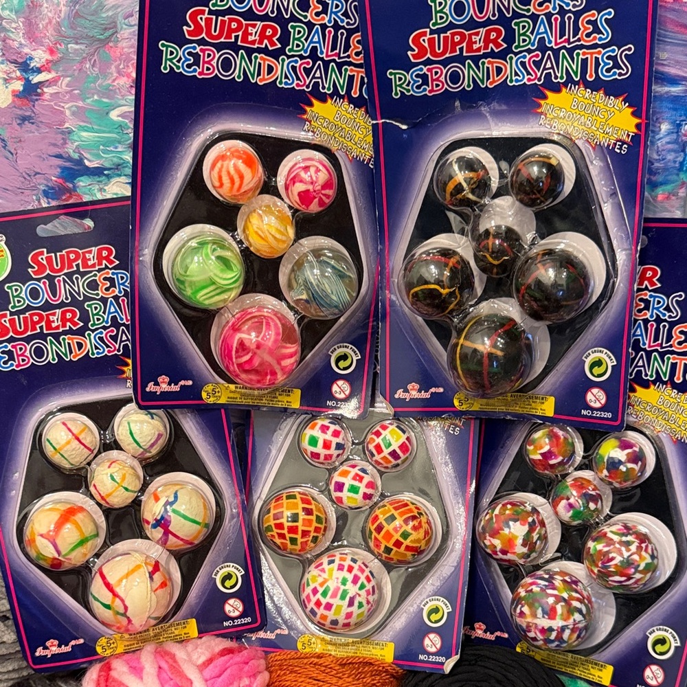 Colorful Super Bouncers Party Pack
